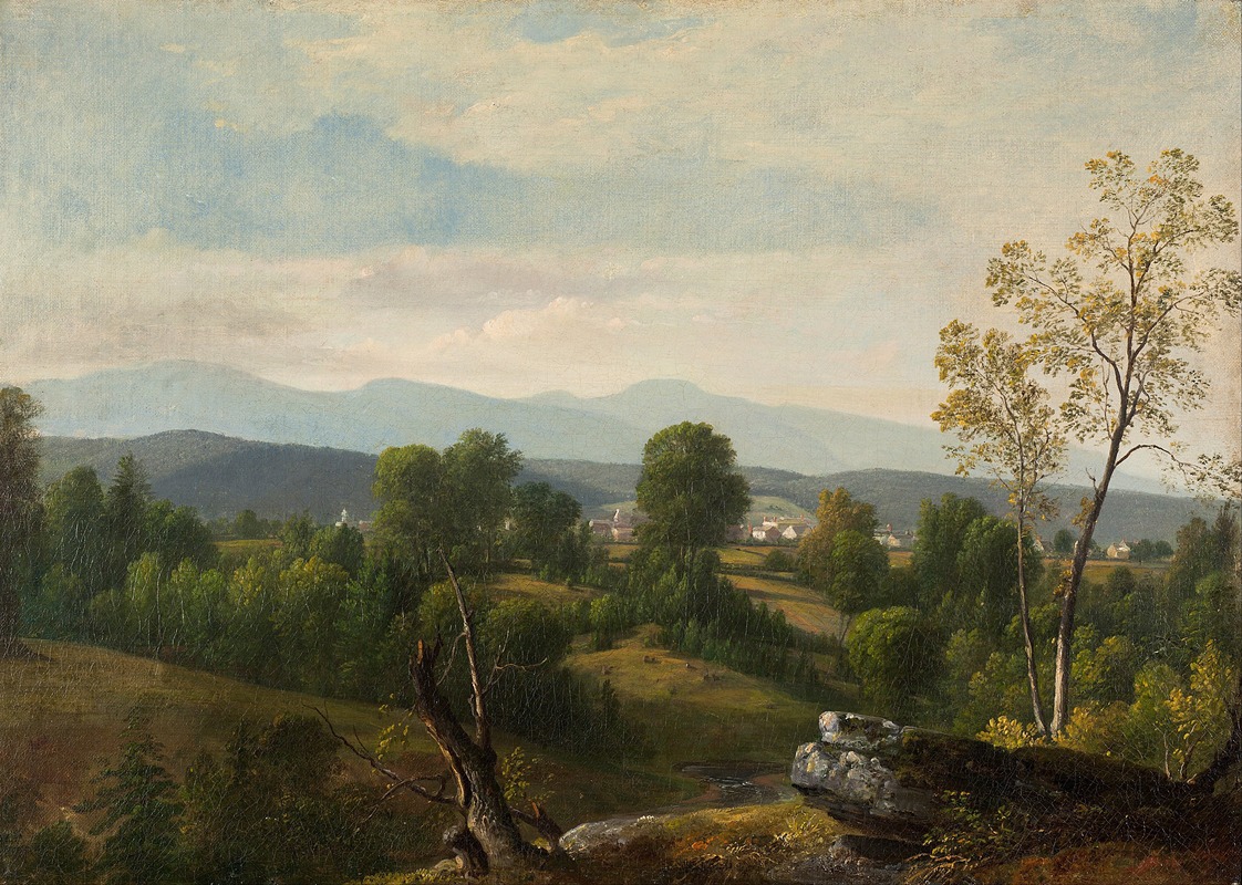 Asher Brown Durand - A View of the Valley