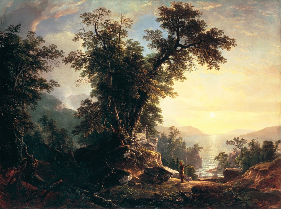 Asher Brown Durand - The Indian’s Vespers