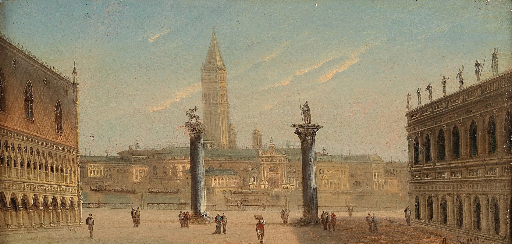 August Von Siegen - Venice, St Mark’s Square