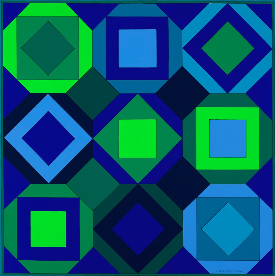 Victor Vasarely - Okta-Folklore-E