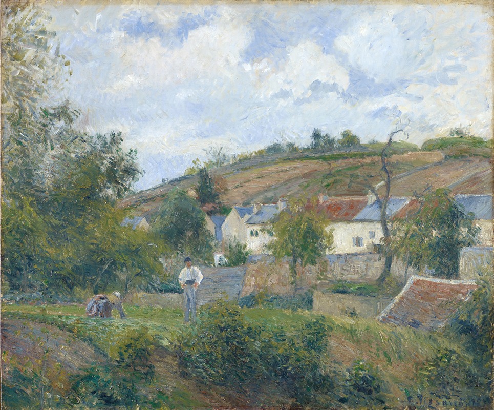 Camille Pissarro - A Corner of l’Hermitage, Pontoise