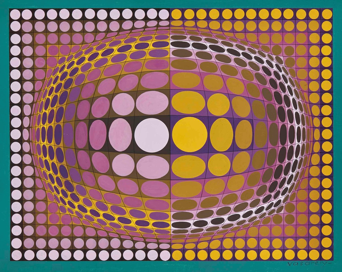 Victor Vasarely - Oval