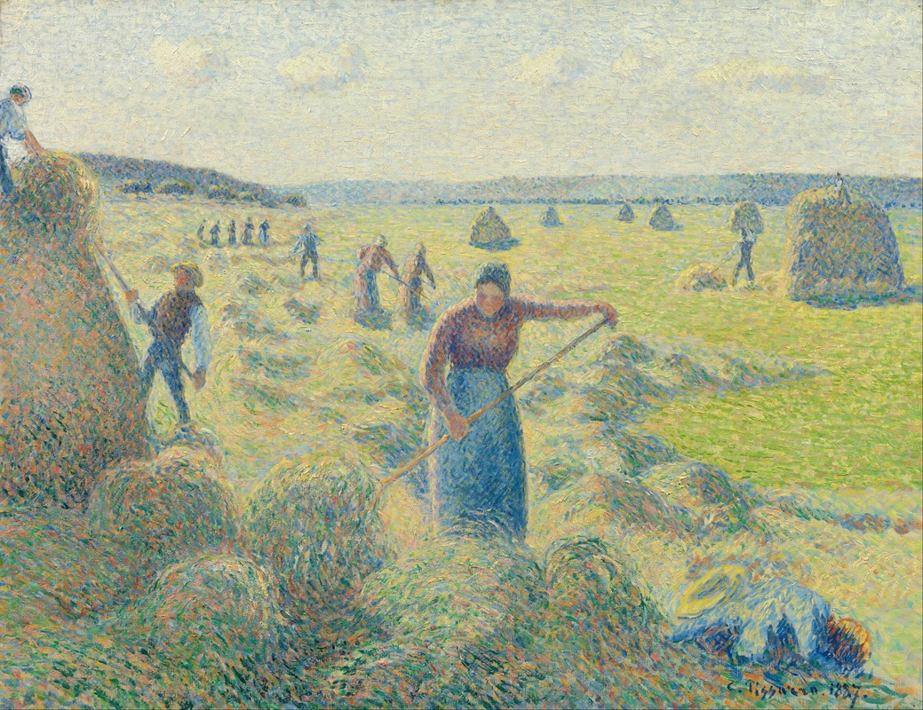 Camille Pissarro - La Récolte des Foins, Éragny