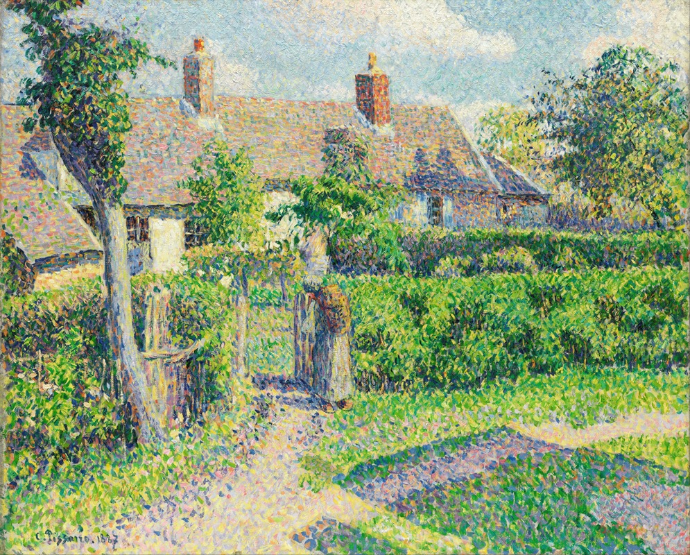 Camille Pissarro - Peasants’ houses, Eragny
