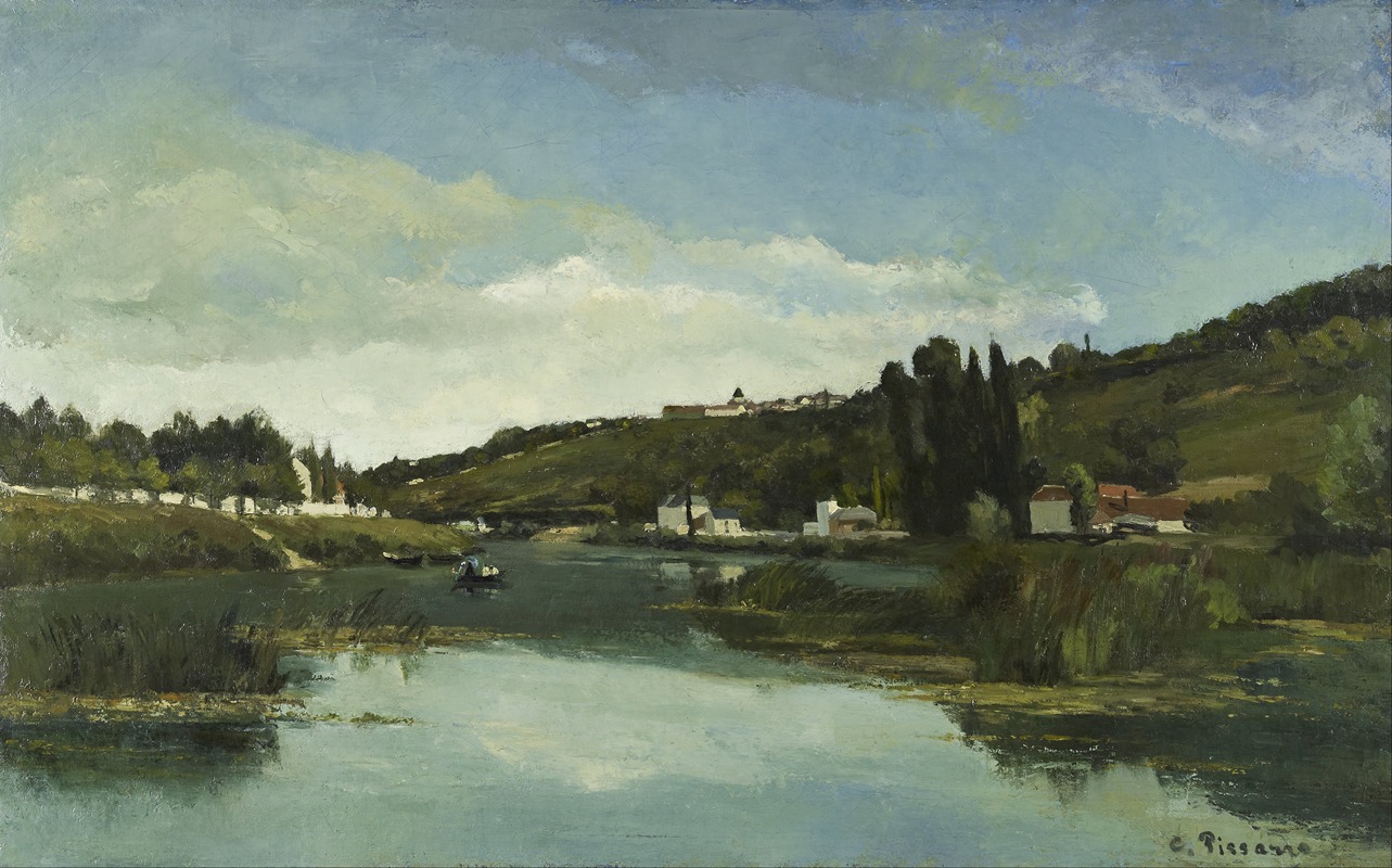 Camille Pissarro - The Marne at Chennevières
