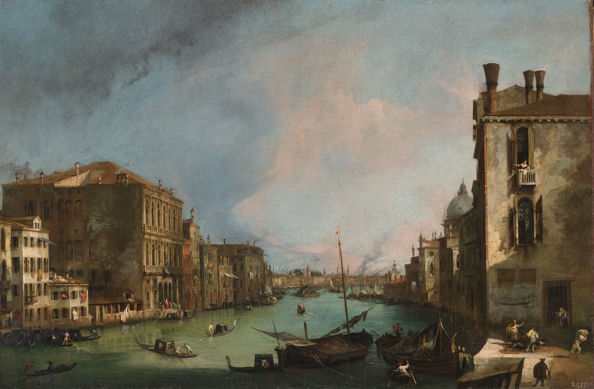 Canaletto - The Grand Canal in Venice with the Palazzo Corner Ca’Grande