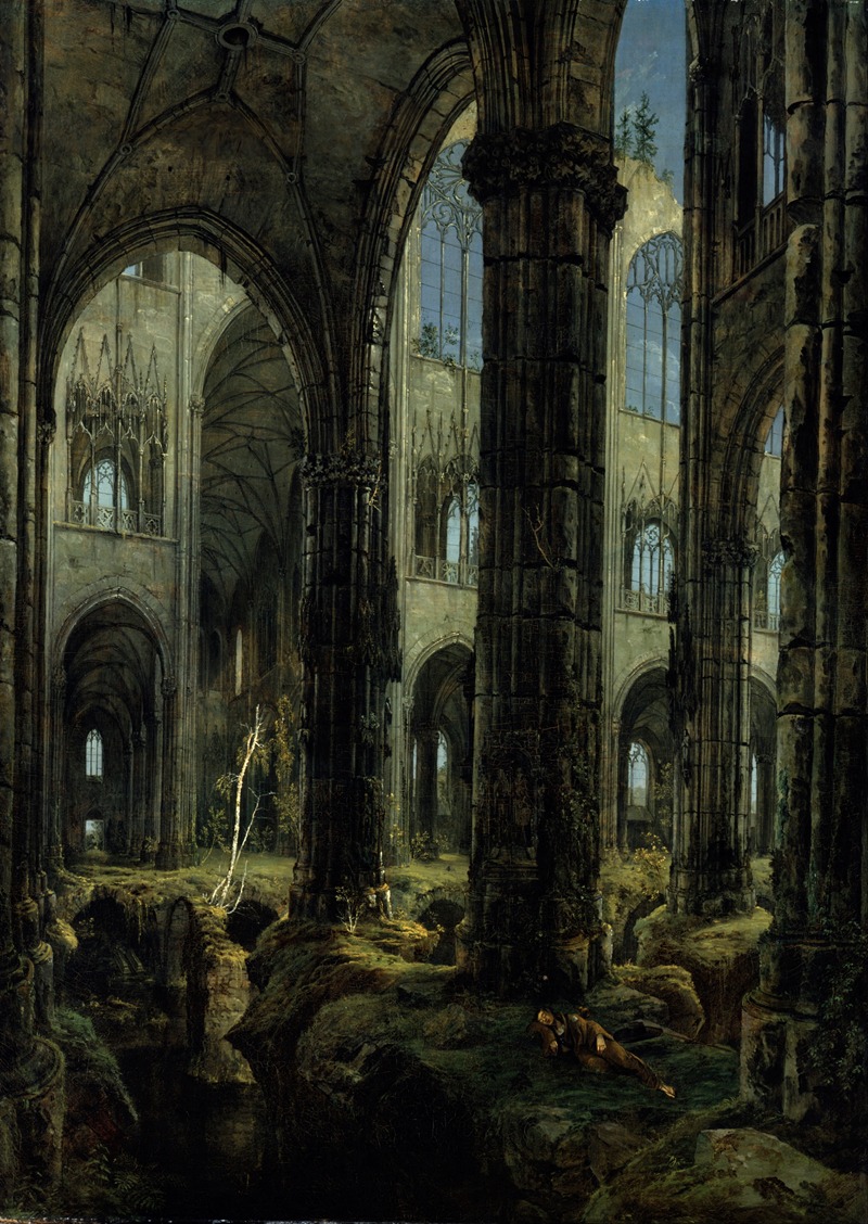 Carl Blechen - Gothic Church Ruins