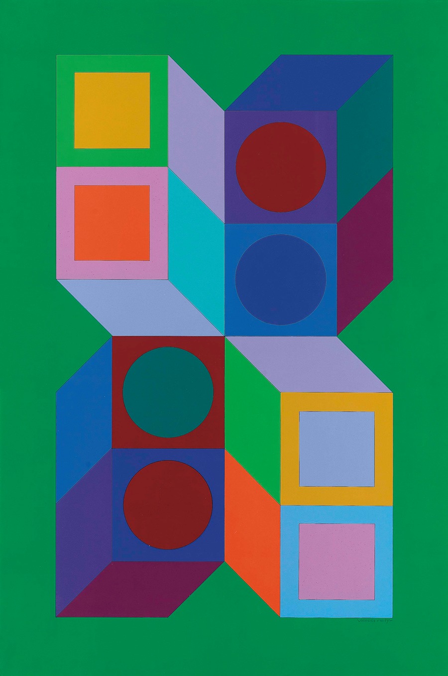 Victor Vasarely - Sonora VIII