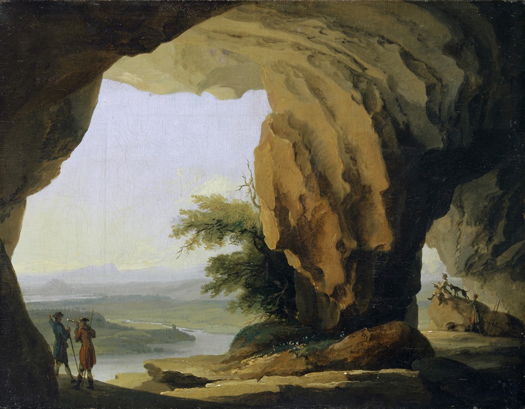 Caspar Wolf - Landscape with Beatus Cave