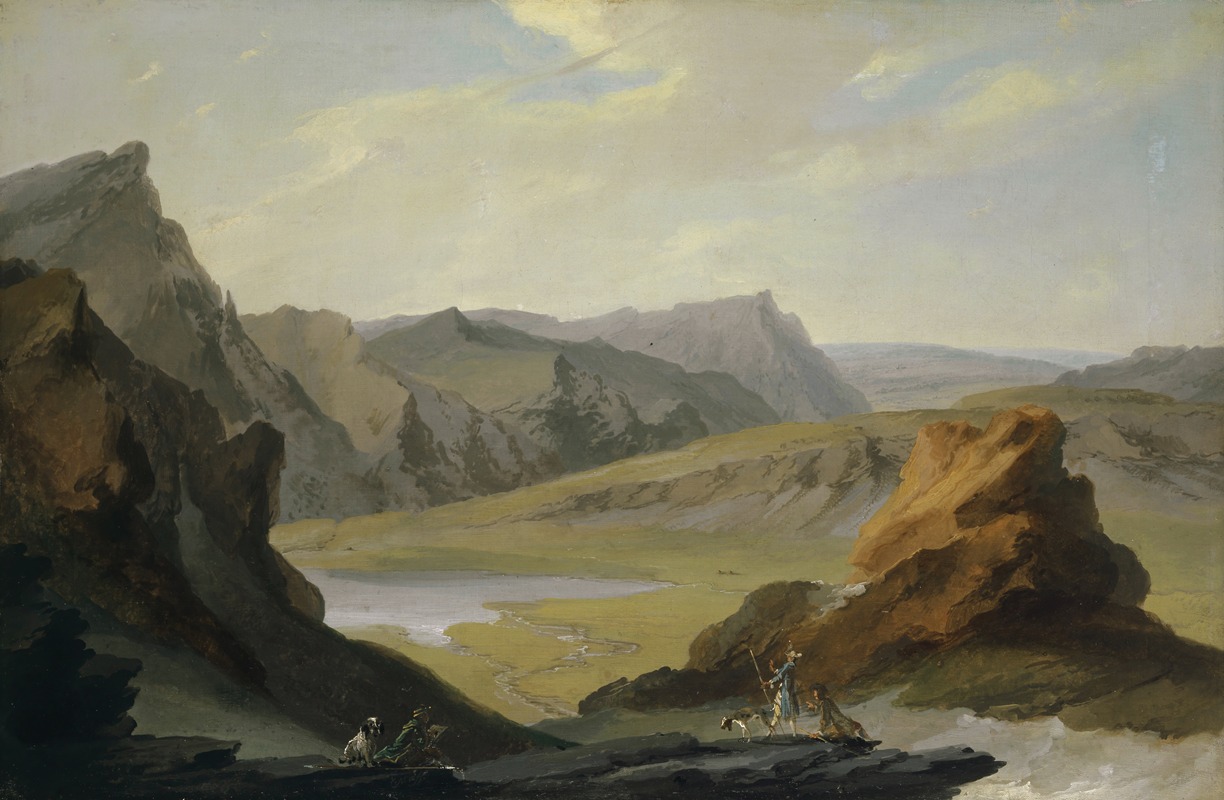 Caspar Wolf - View from the Talistock upon the Lake of Melch