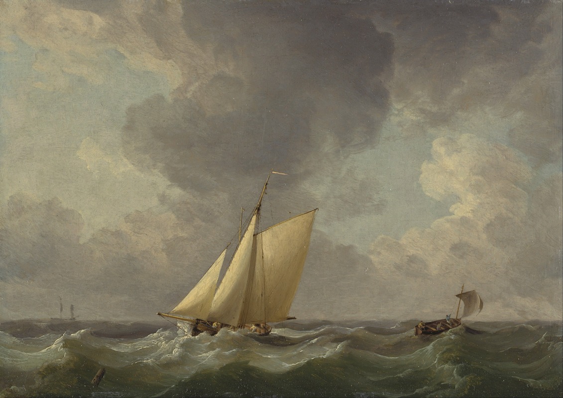 Charles Brooking - A Cutter in a Strong Breeze