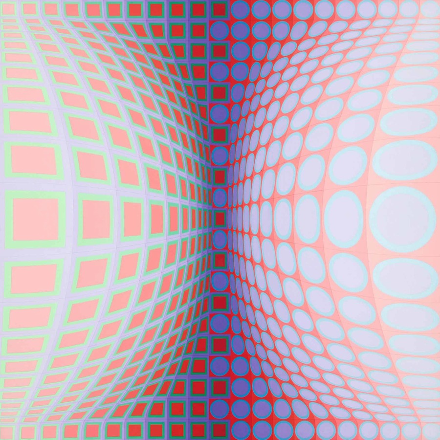 Victor Vasarely - VILAGOS