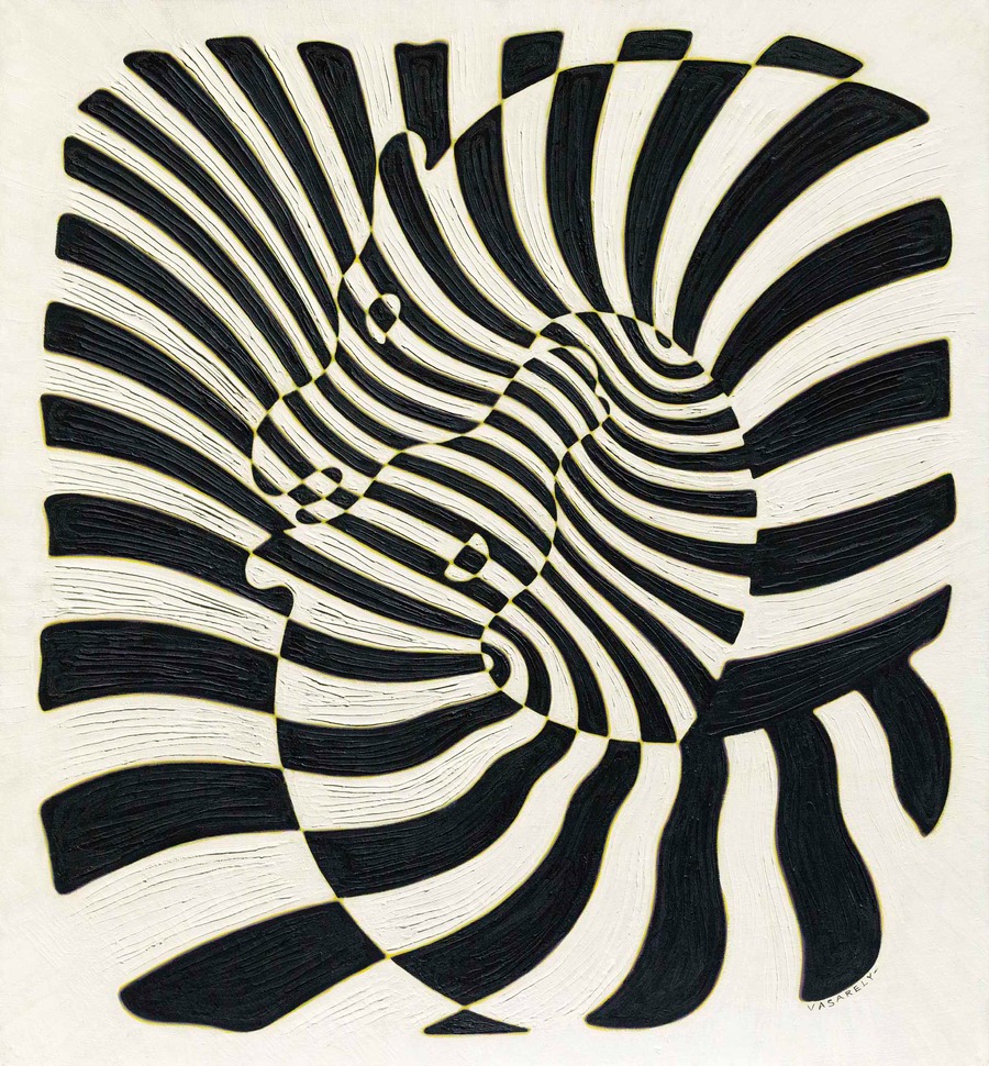 Victor Vasarely - Zèbres (Zebras)