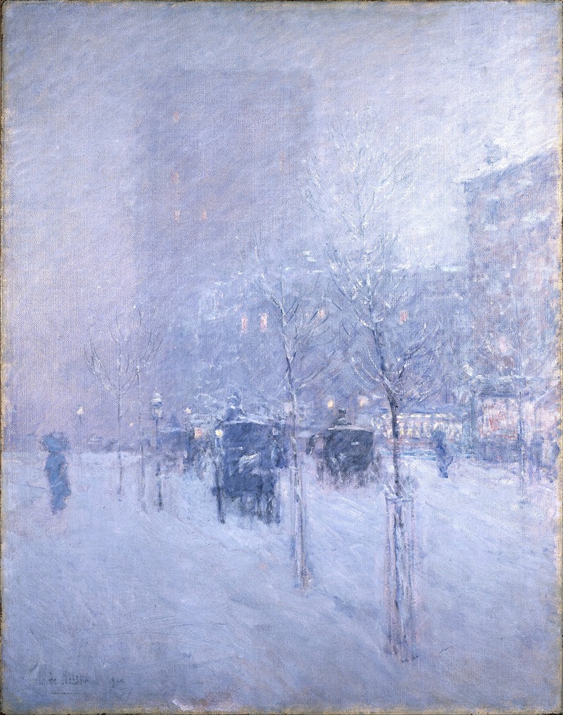 Childe Hassam - Late Afternoon, New York, Winter