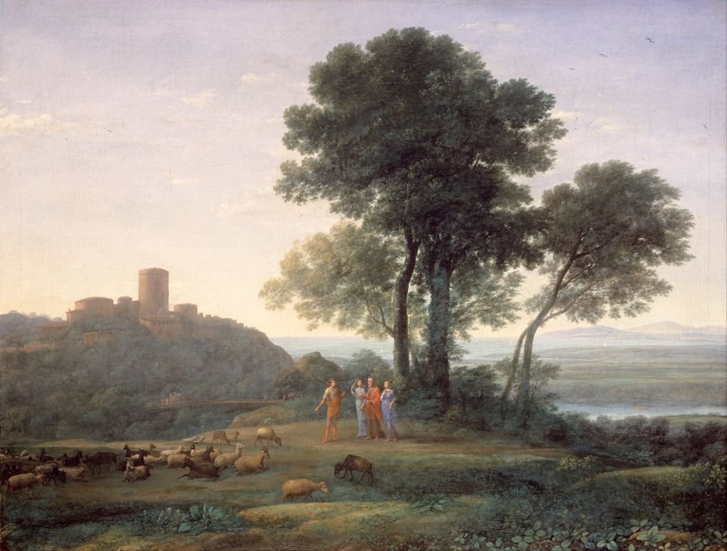 Claude Lorrain - Jacob with Laban and his Daughters