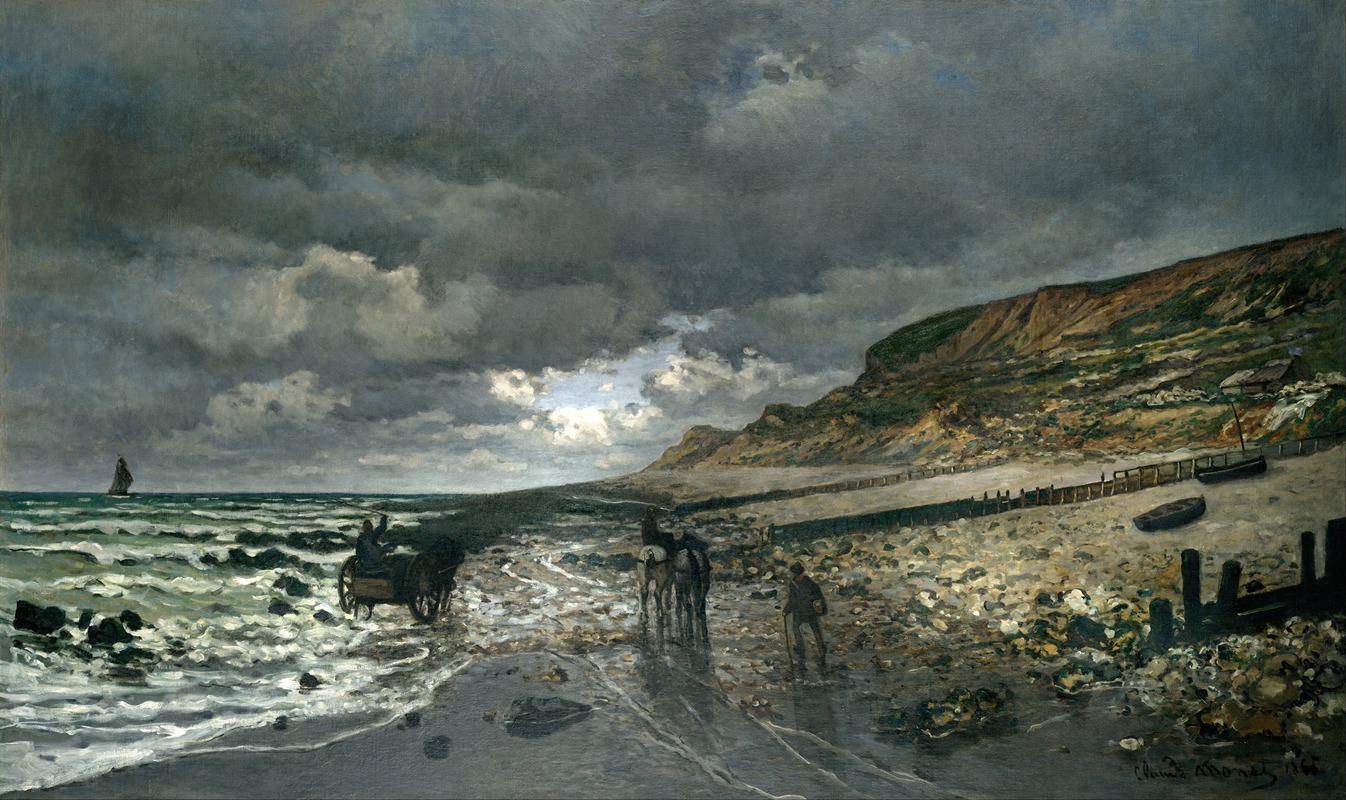 Claude Monet - La Pointe de la Hève at Low Tide
