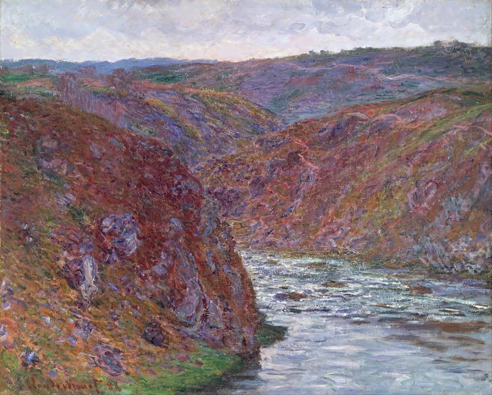 Claude Monet - Valley of the Creuse (Gray Day)
