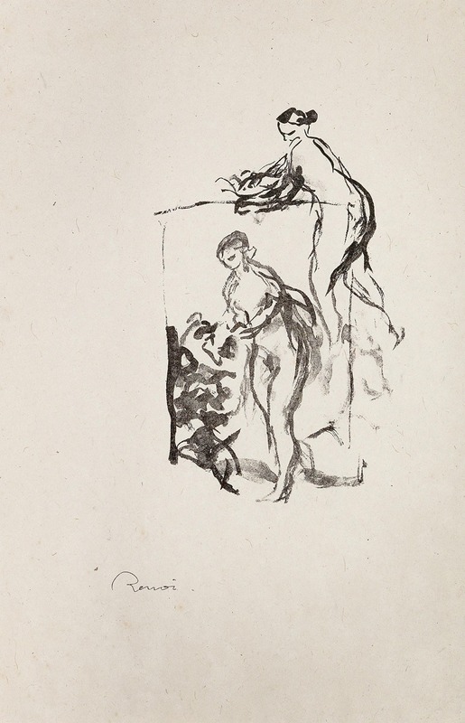 Pierre-Auguste Renoir - Femme au Cep de Vigne 3eme