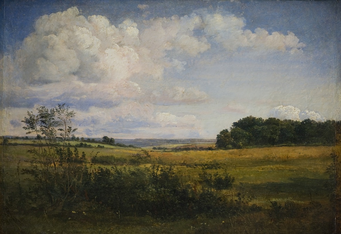 Dankvart Dreyer - Landscape with Sunlit Clouds