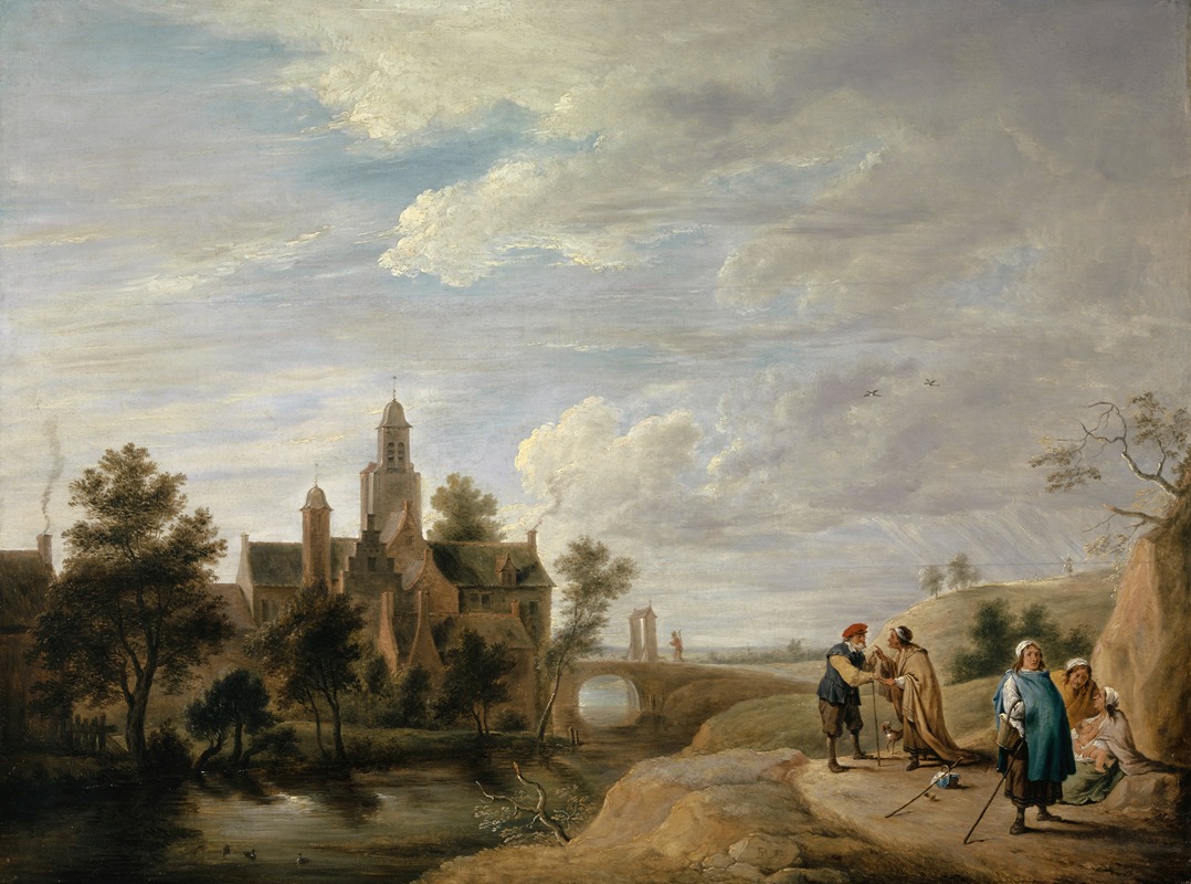 David Teniers The Younger - Landscape with Staffage Figures