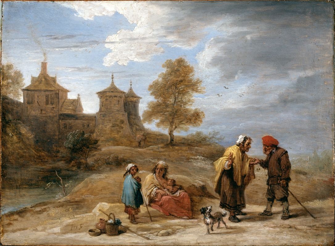 David Teniers The Younger - Gypsies in a Landscape