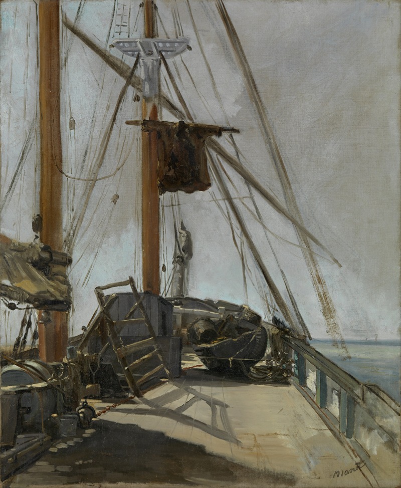 Édouard Manet - The ship’s deck
