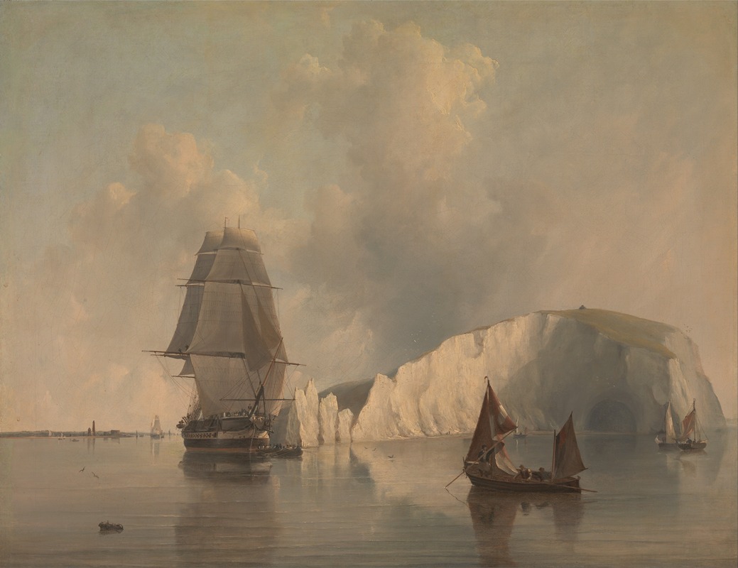 Edward William Cooke - Off the Needles, Isle of Wight