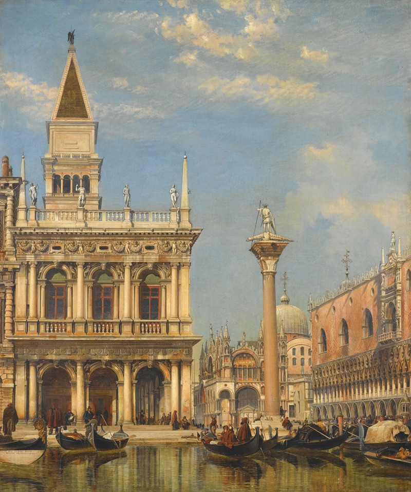 Edward William Cooke - The Piazzetta Of St Mark, Venice