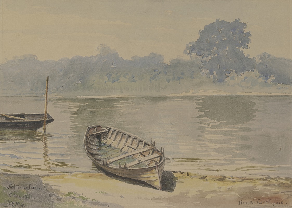 Friedrich Ernst Morgenstern - Aus dem Hampton Court Park, August 5, 1880