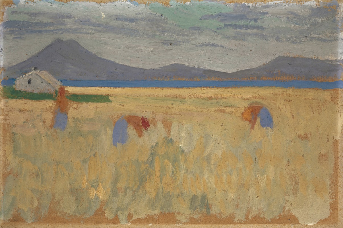 Ernst Schiess - Harvest on the Balearic Islands