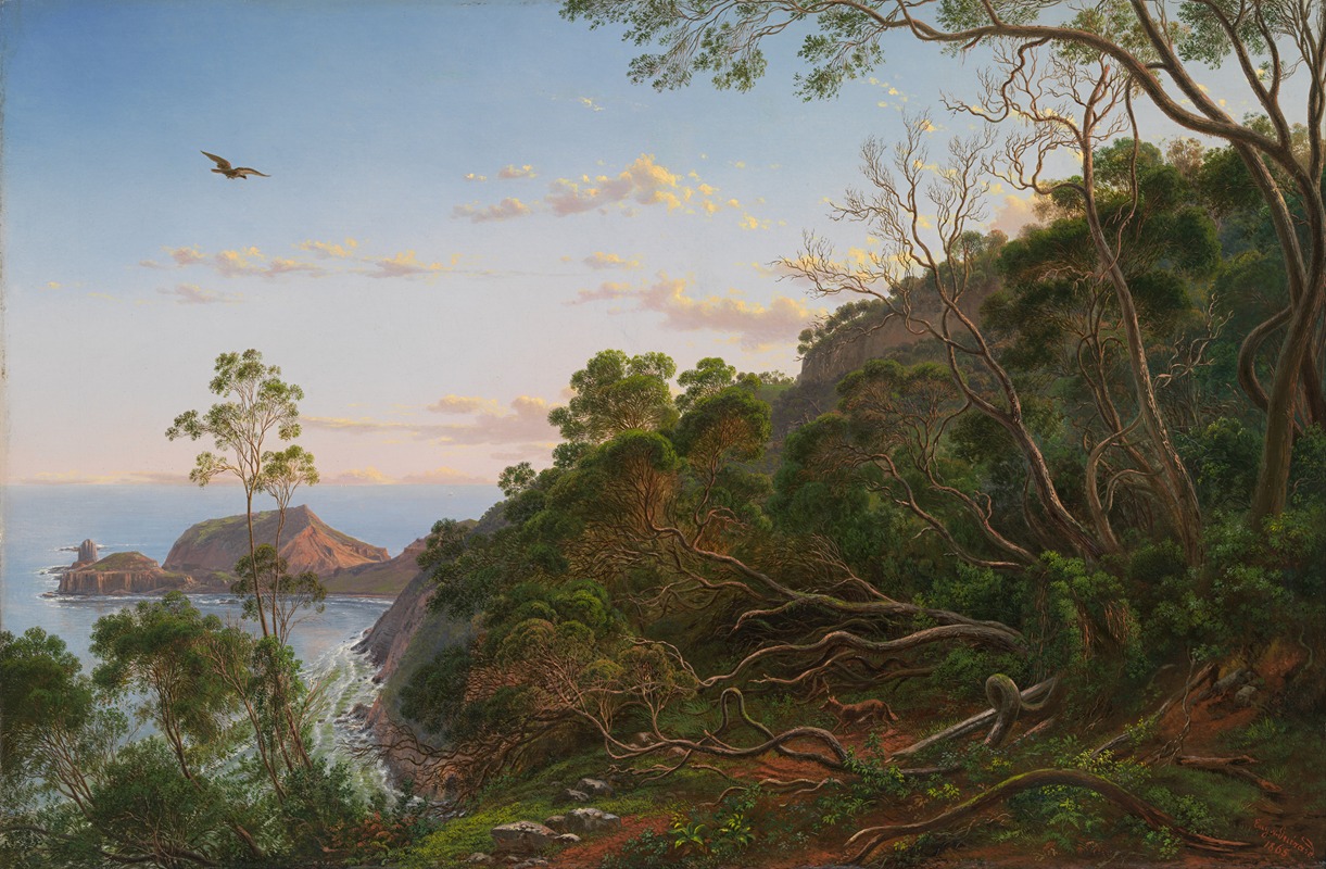 Eugène von Guérard - Tea Trees near Cape Schanck, Victoria