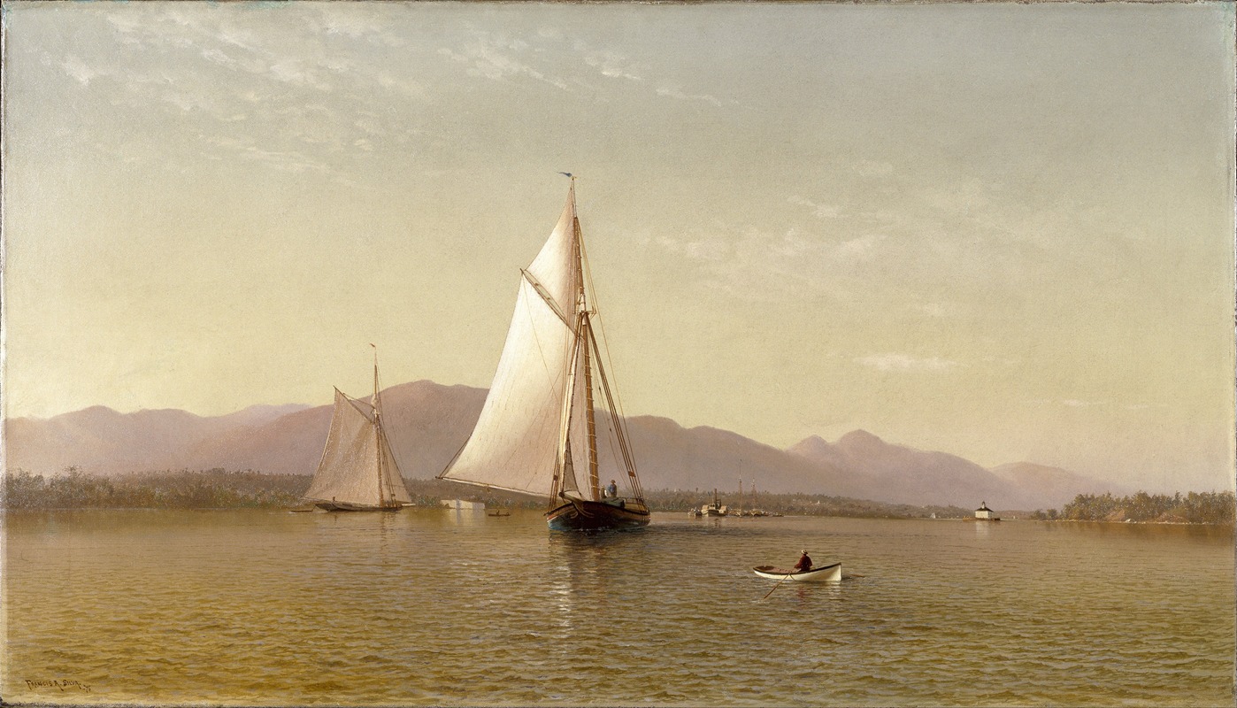 Francis Augustus Silva - The Hudson at the Tappan Zee