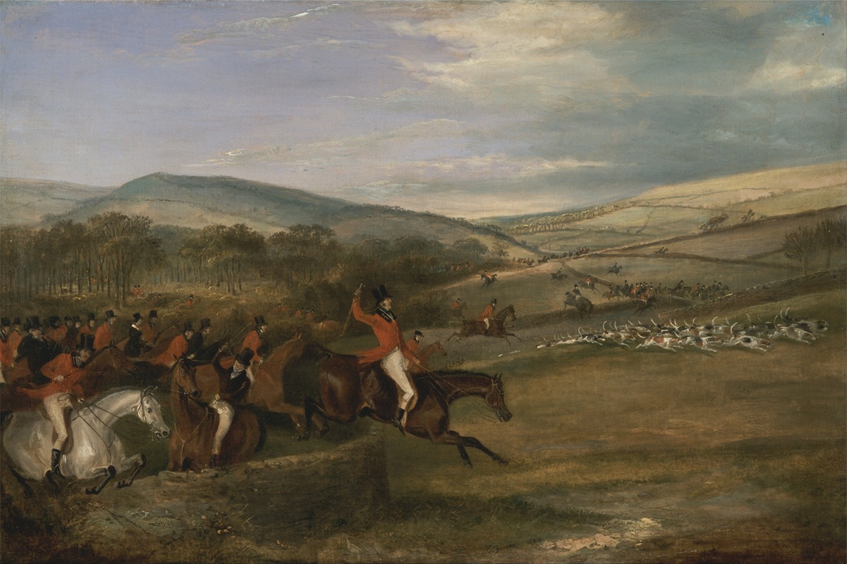 Francis Calcraft Turner - The Berkeley Hunt, 1842: Full Cry