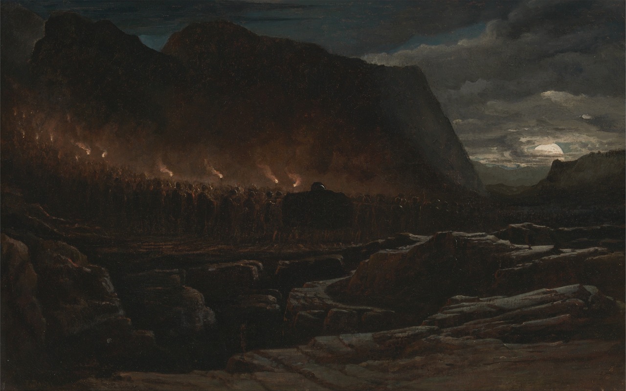 Francis Danby - Funeral Procession