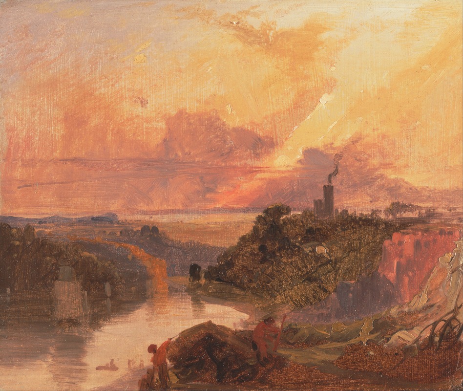 Francis Danby - The Avon Gorge at Sunset