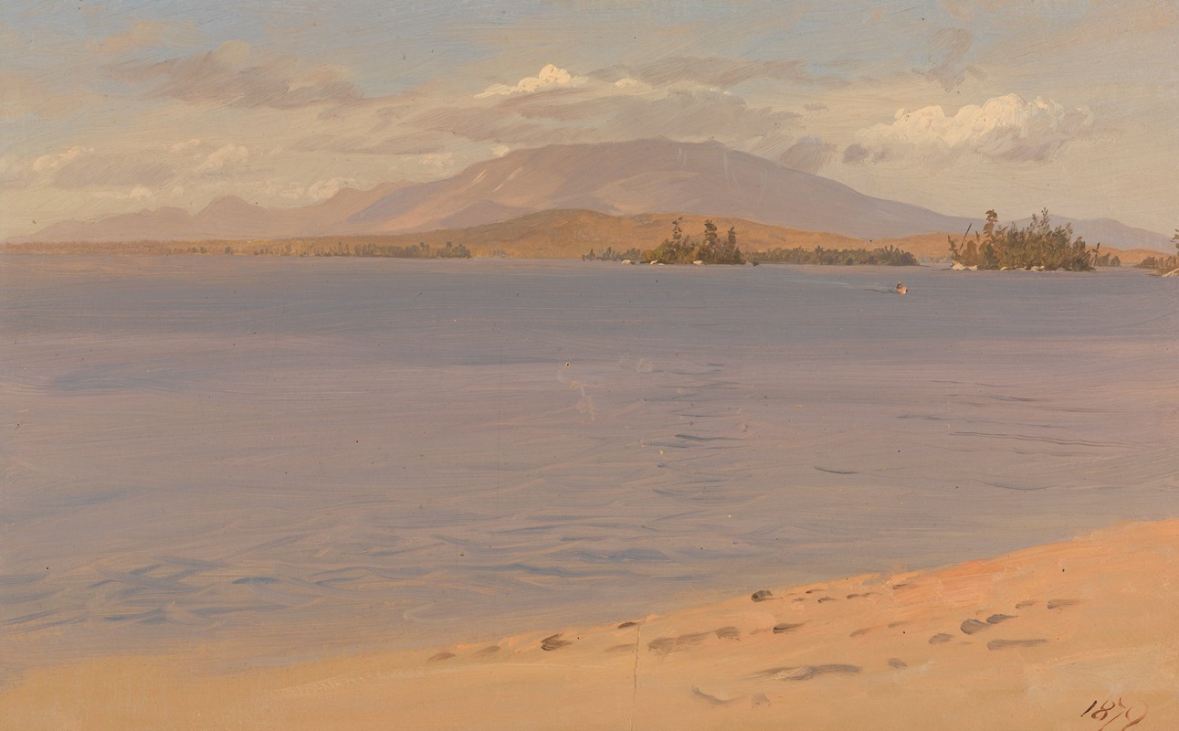 Frederic Edwin Church - Mount Katahdin from Lake Millinocket