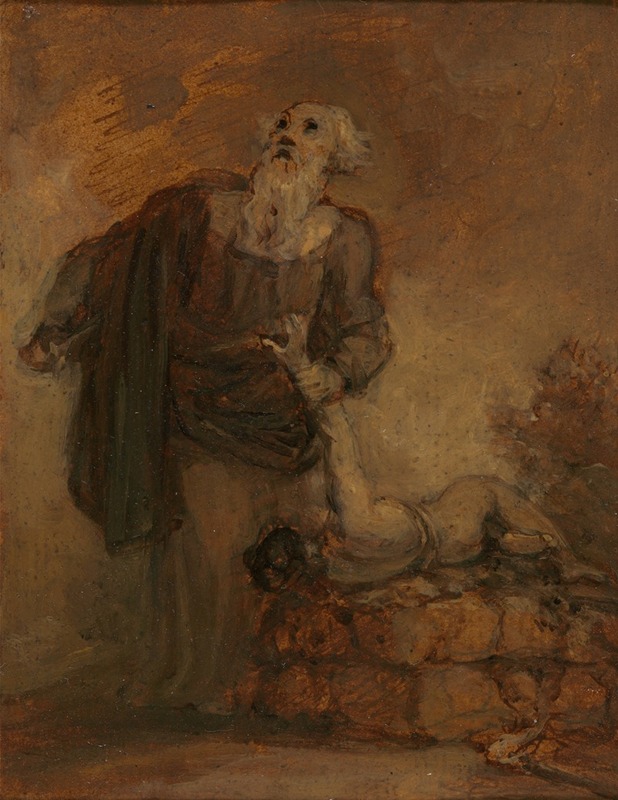 Robert Smirke - Abraham and Isaac (Abraham grasping Isaac’s arm)