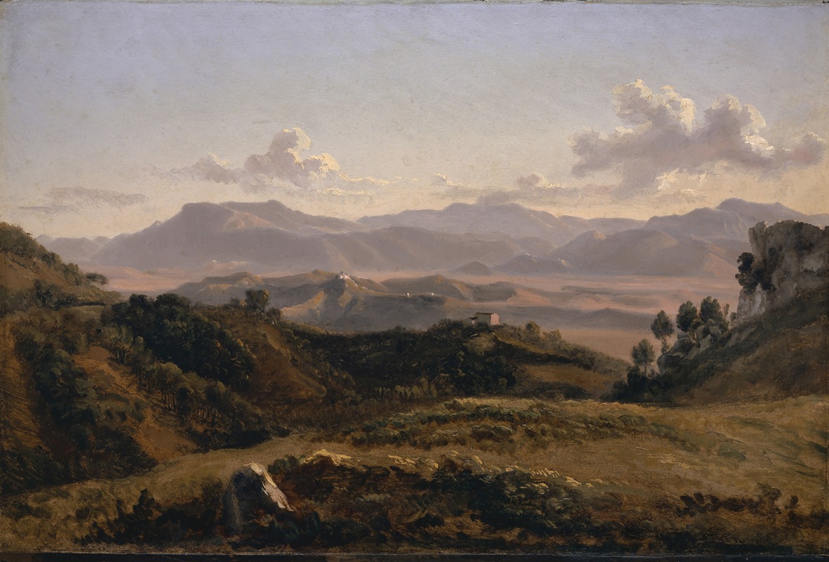 Friedrich Salathé - Landscape near Olevano