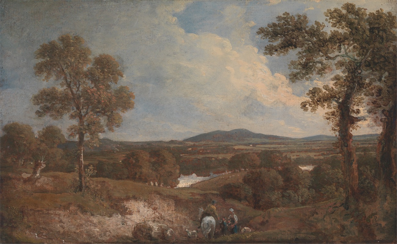 George Howland Beaumont - Landscape with Figures in the Foreground