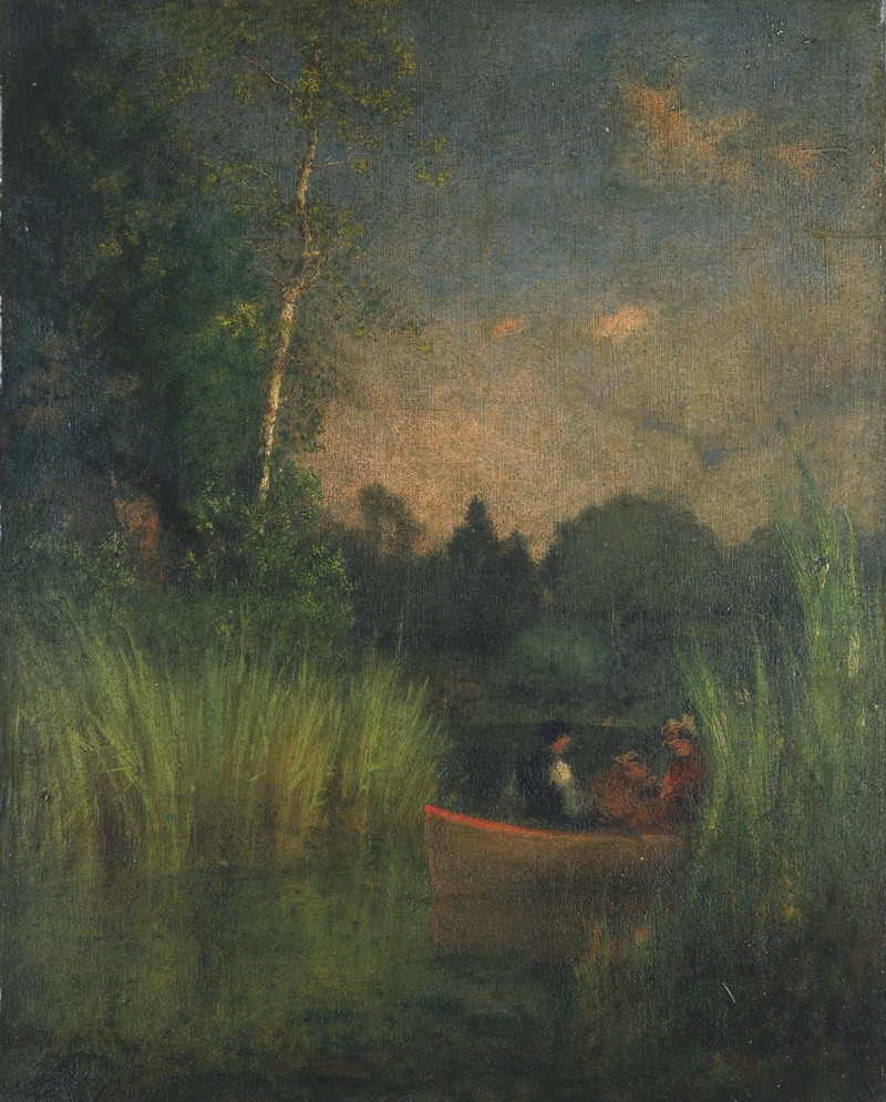 George Inness - Dusk in the Rushes (Alexandria Bay)