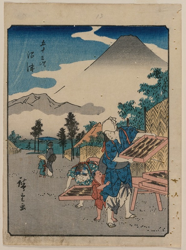 Andō Hiroshige - The Fifty-Three Stations of the Tokaido: Numazu