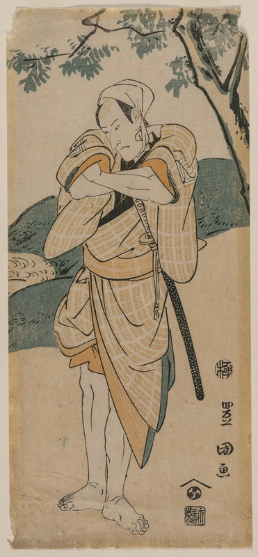 Toyokuni Utagawa - The Actor Ichikawa Danjuro as a Samurai