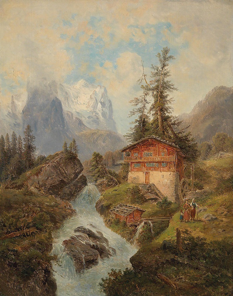 Gustav Barbarini - Das Wetterhorn