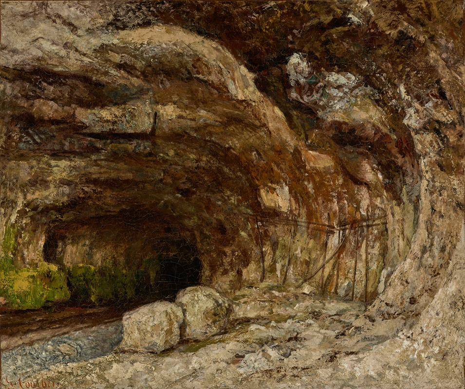 Gustave Courbet - Grotto of Sarrazine near Nans-sous-Sainte-Anne