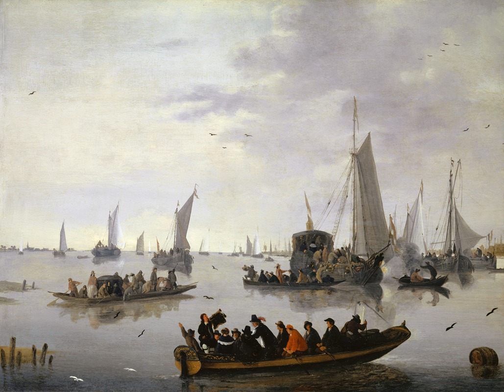 Hendrick de Meijer - Festive Reception of a Stateyacht