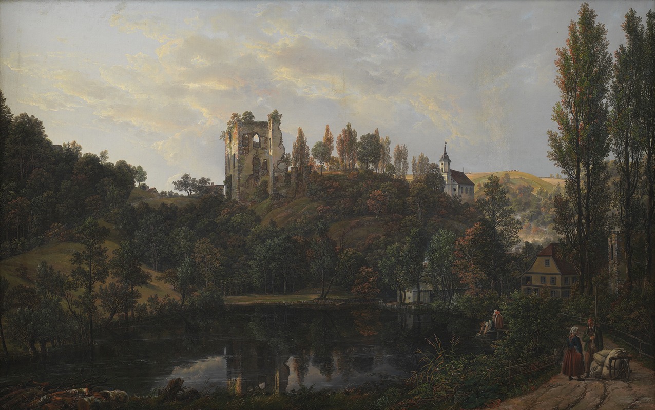 Johan Christian Dahl - The Castle Ruin at Tharandt