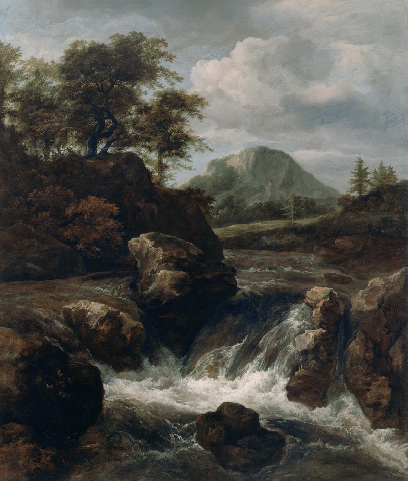 Jacob van Ruisdael - A Waterfall