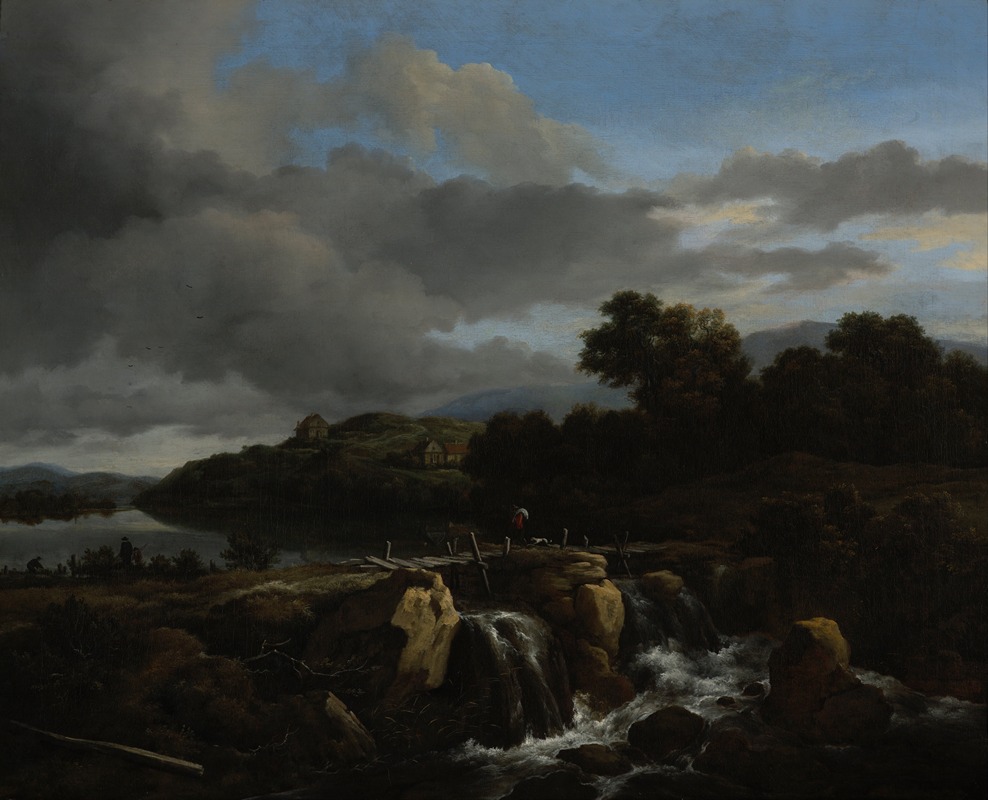 Jacob van Ruisdael - Landscape with Cascade