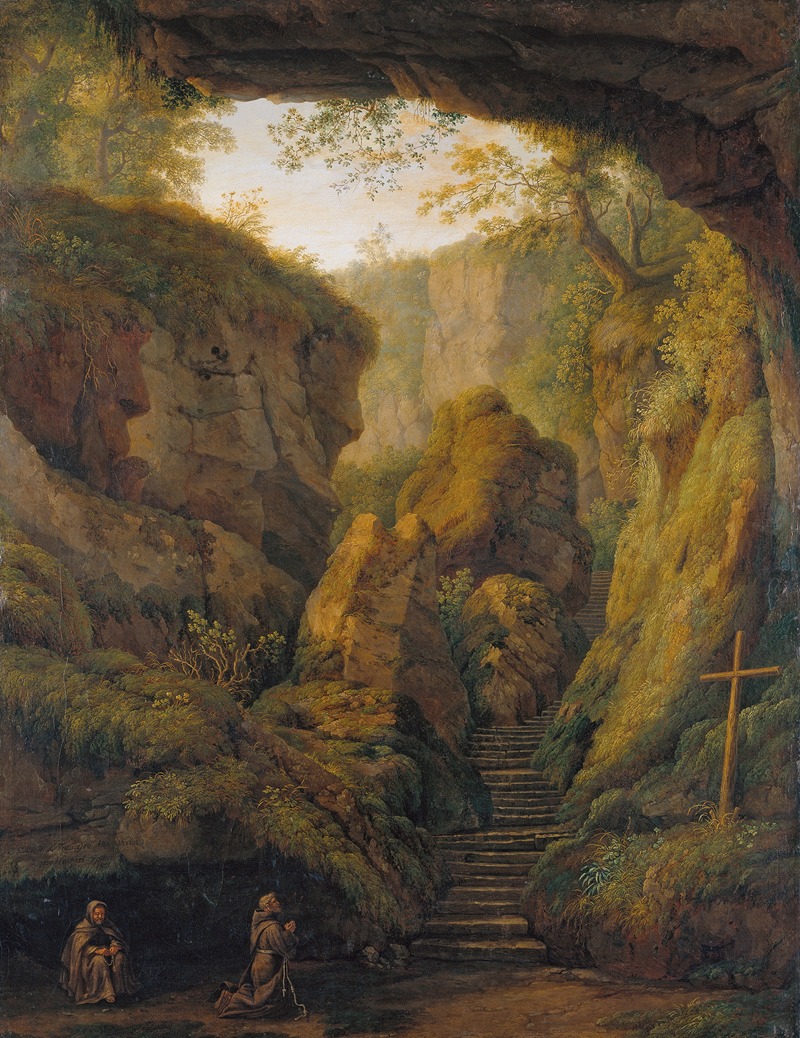 Jakob Philipp Hackert - Saint Francis’ Grotto on Monte Verna