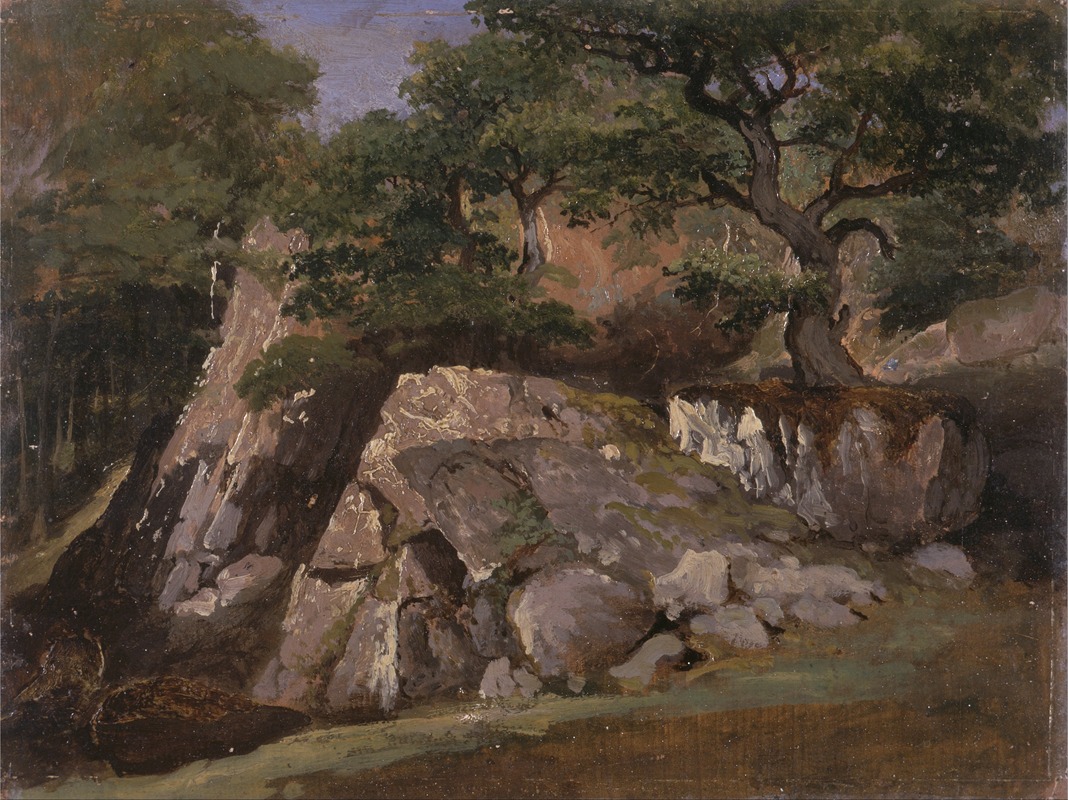 James Arthur O'Connor - A View of the Valley of Rocks near Mittlach (Alsace)